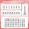 Cake Decorating Kit,137pcs Cake Decorating Supplies with Cake Turntable for Decorating,Pastry Piping Bag,Russian Piping Tips Baking Tools, Cake Baking Supplies for Beginners(Light Pink)